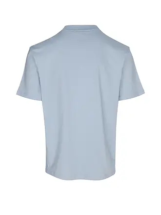 HUGO | Nome prodotto: T-shirt DAPOLINO
Marca: HUGO
Colore: azzurro
Categorie: Moda, Uomo

Lunghezza manica: Manica corta
Scollatura: Girocollo
Materiale: Jersey, Cotone
Motivo: Tinta unita
Vestibilità (capispalla): Ampia
Stile: Pura, Trendy
Dettagli: Logo | hellblau